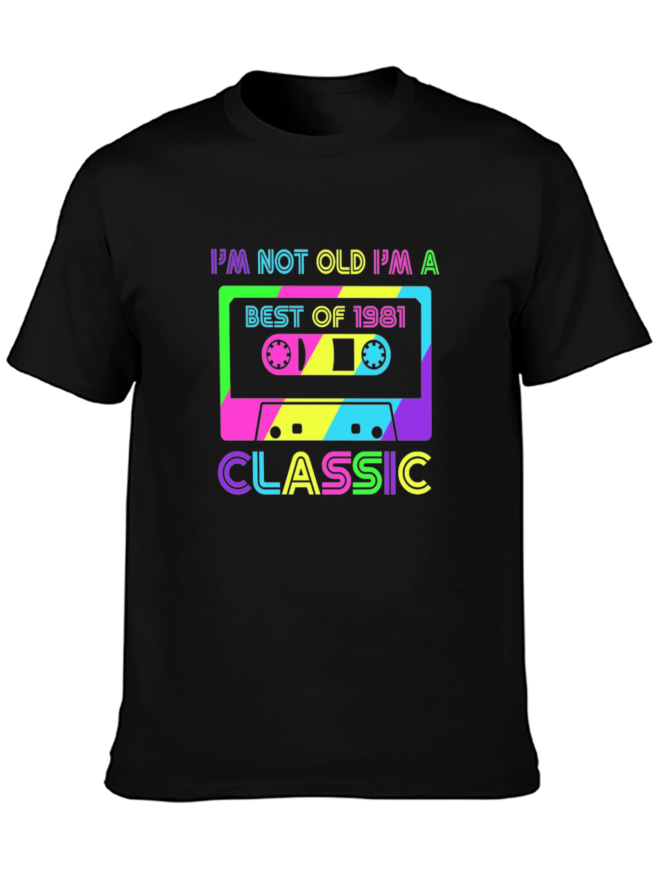 Retro Cassette 1981 Classic T-Shirt