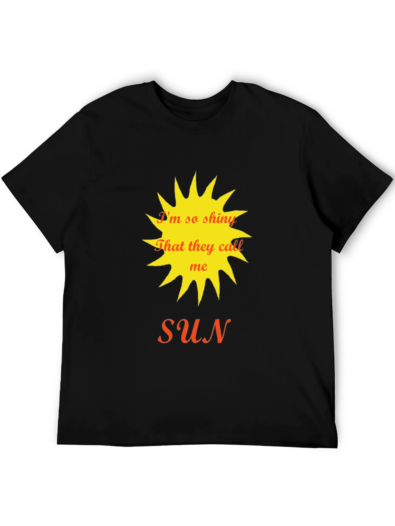 Im So Shiny Sun Graphic Tee - Black