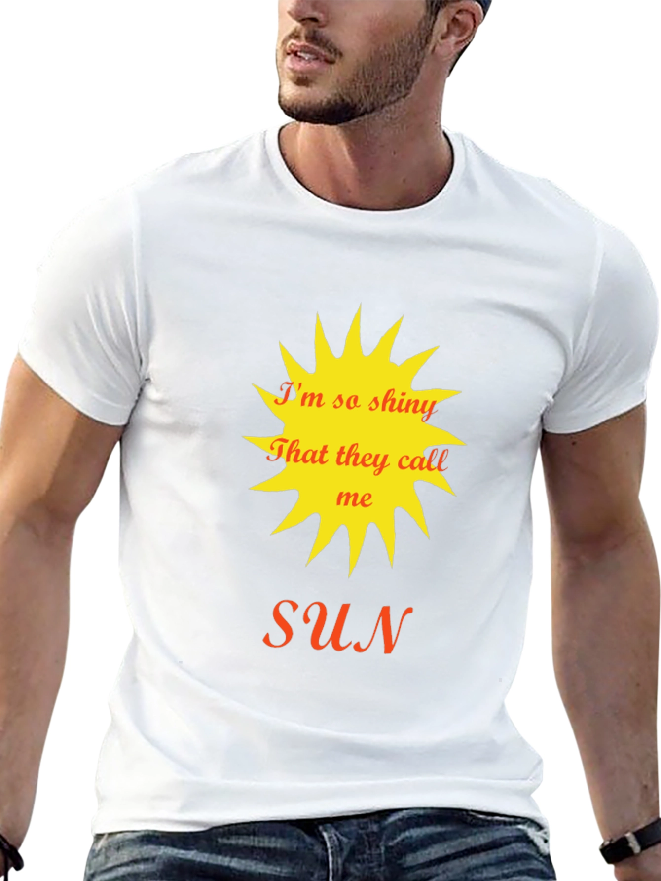Im So Shiny Sun Graphic Tee - Black