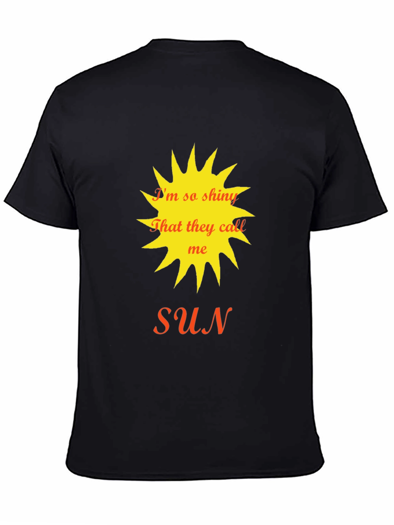 Im So Shiny Sun Graphic Tee - Black