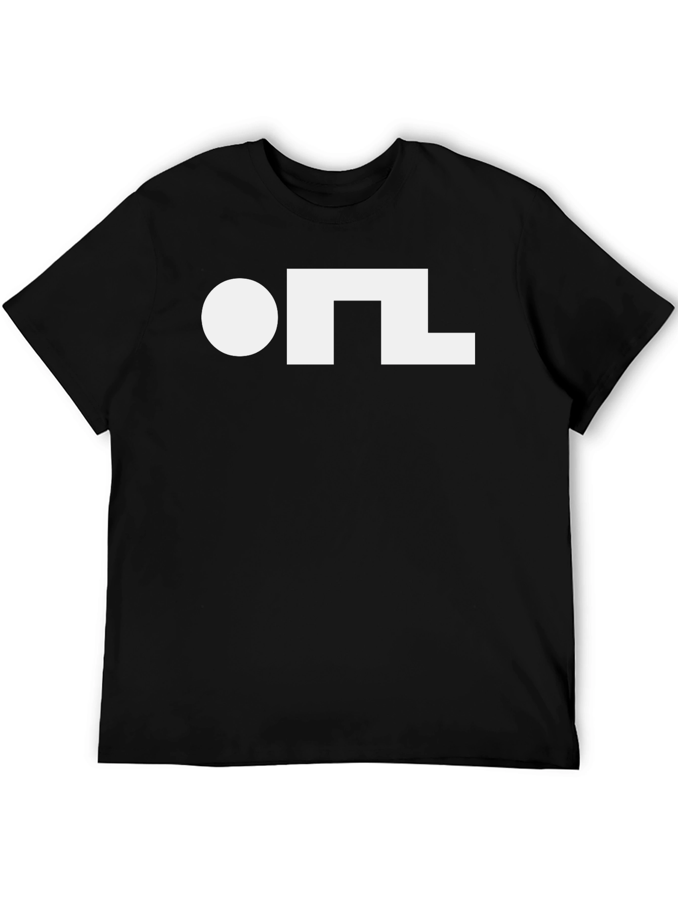Abstract Graphic Tee - Modern Black T-Shirt