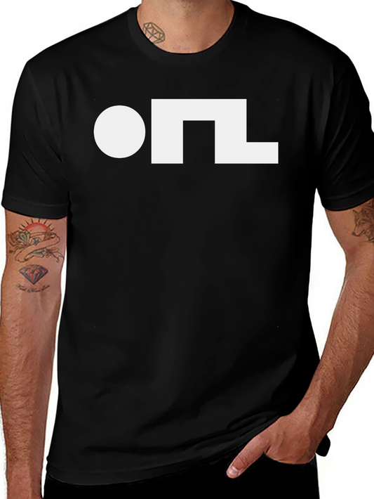 Abstract Graphic Tee - Modern Black T-Shirt