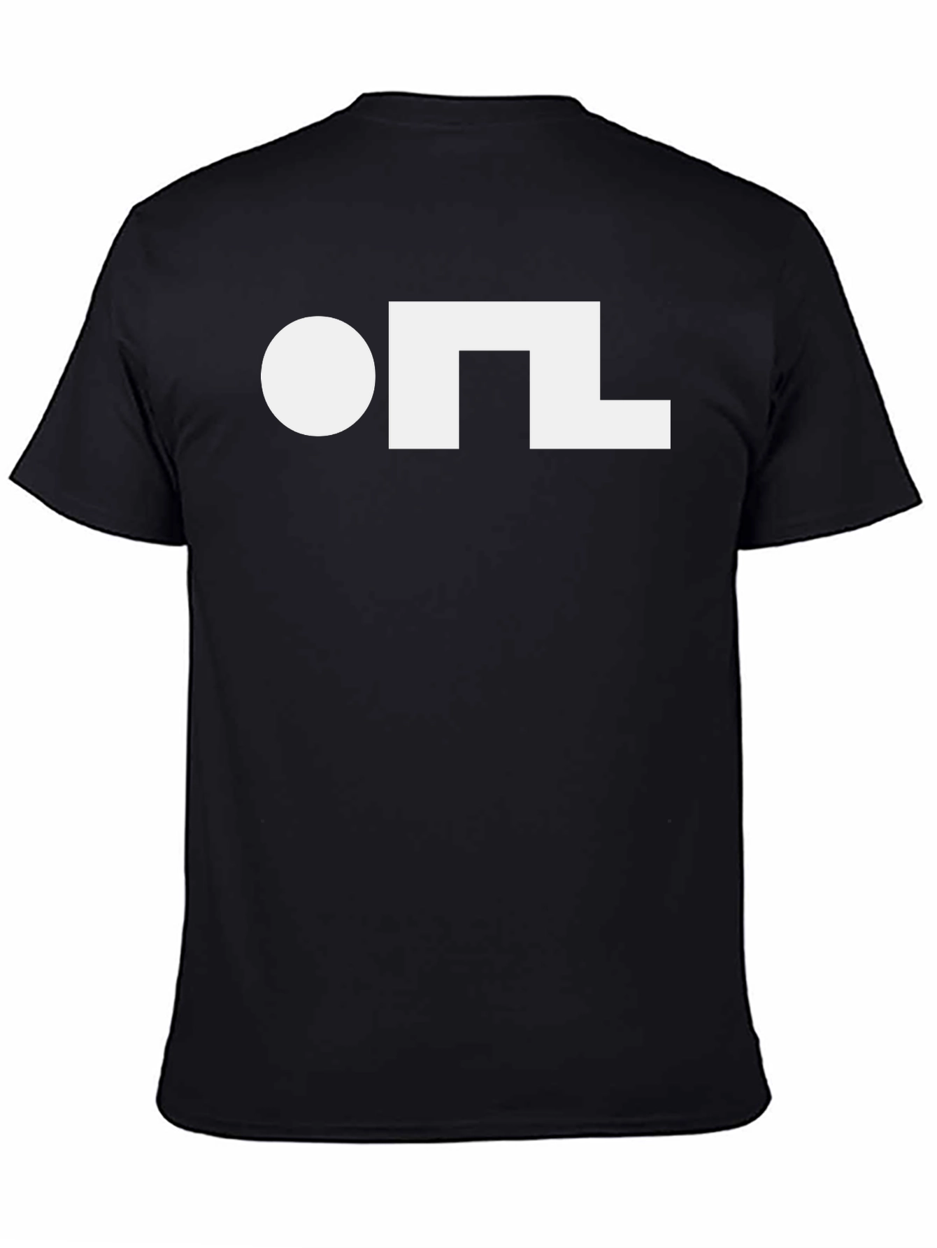 Abstract Graphic Tee - Modern Black T-Shirt