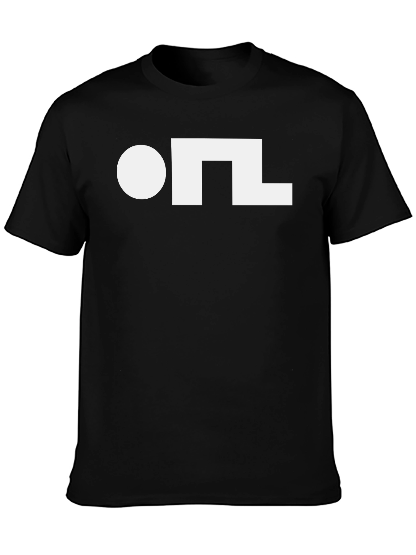 Abstract Graphic Tee - Modern Black T-Shirt