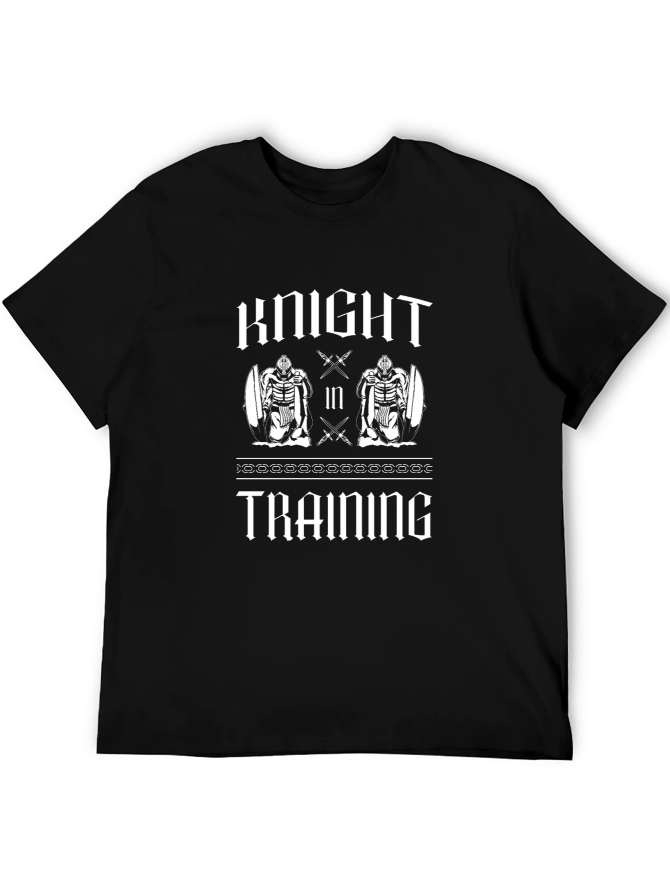 Knight in Training Black T-Shirt