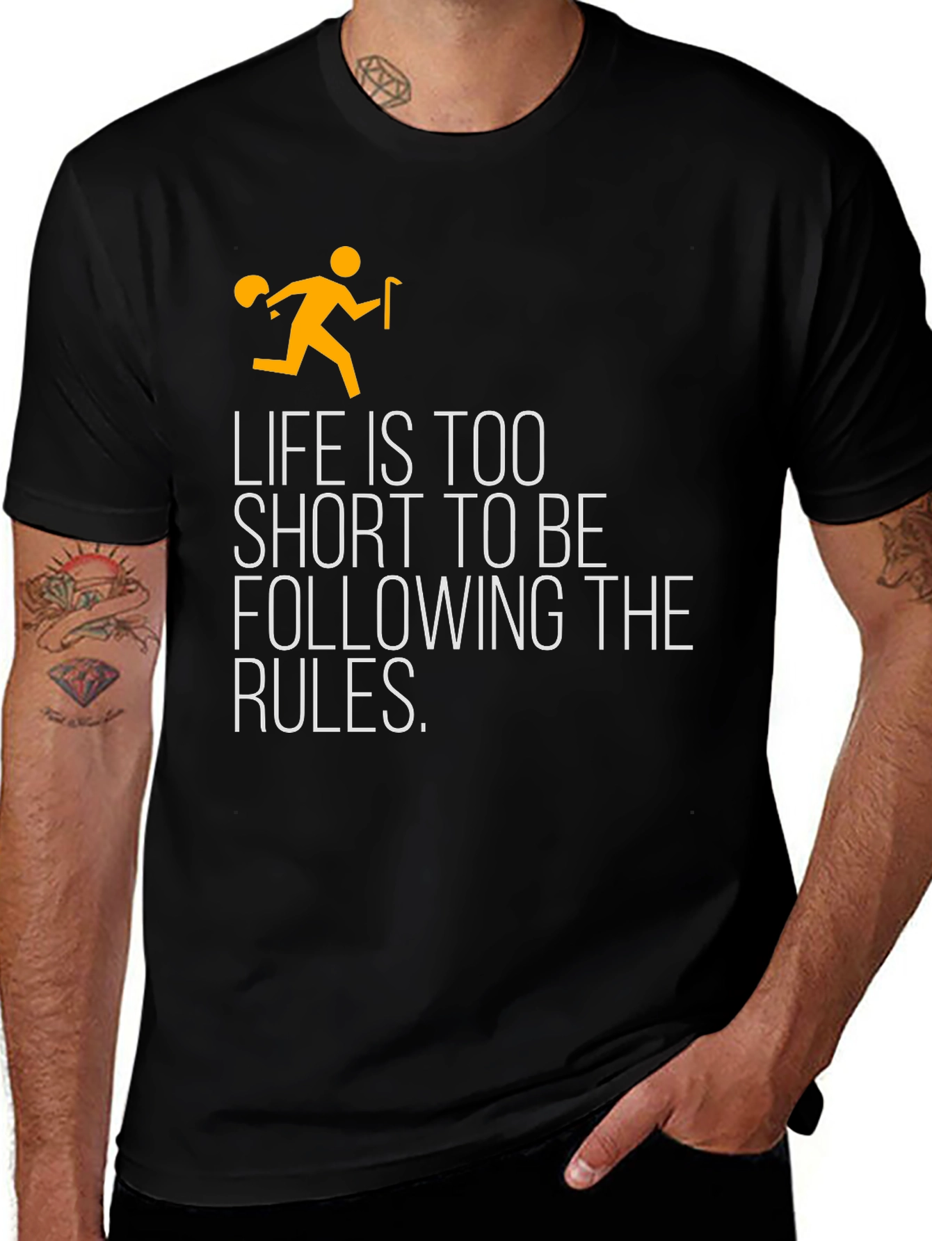 Rebel Spirit Tee: Break the Rules Live Free T-Shirt
