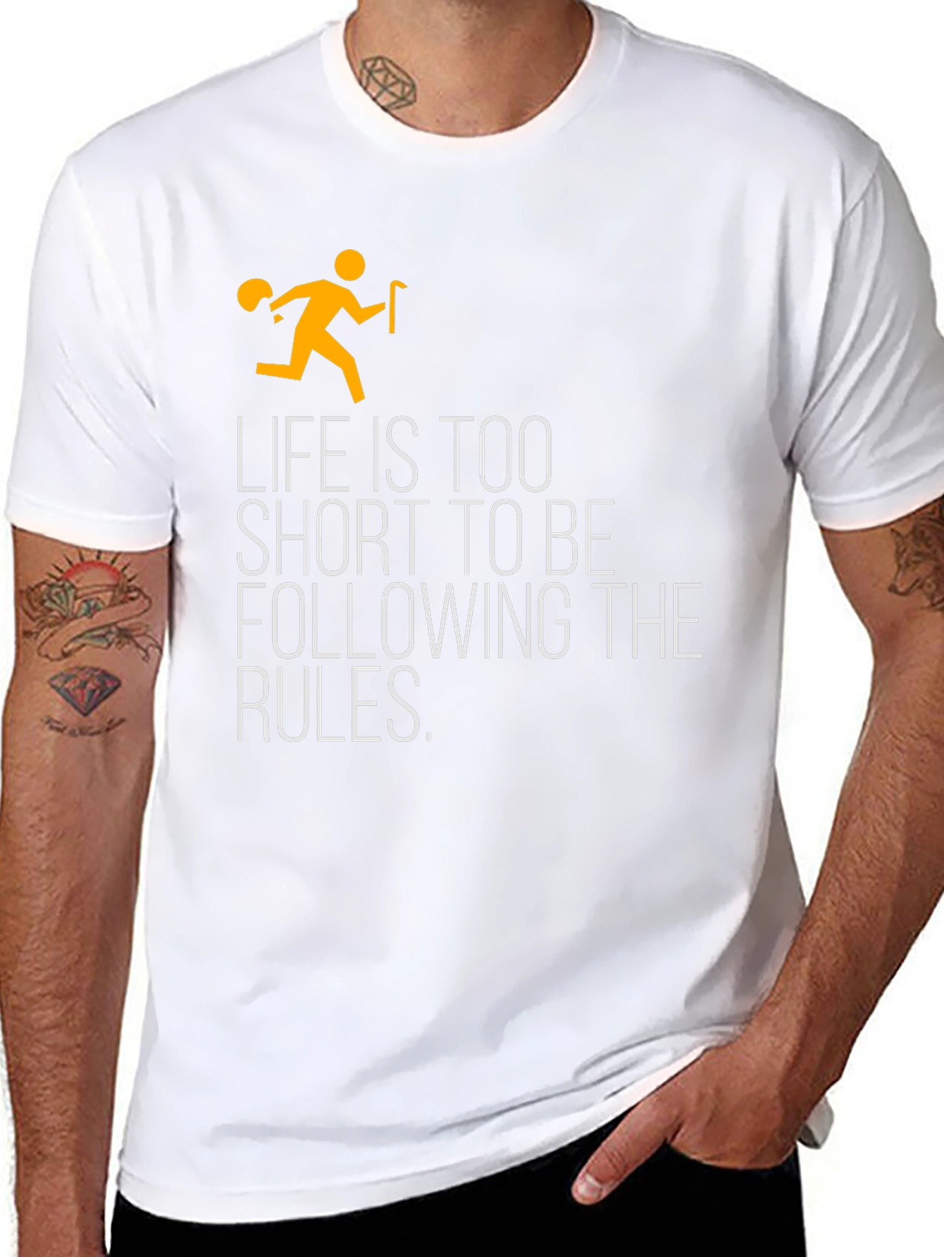 Rebel Spirit Tee: Break the Rules Live Free T-Shirt