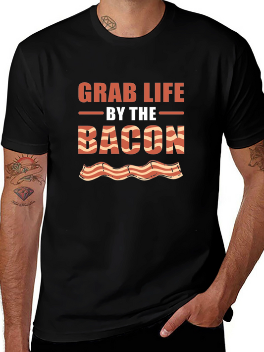 Grab Life By The Bacon Graphic Tee