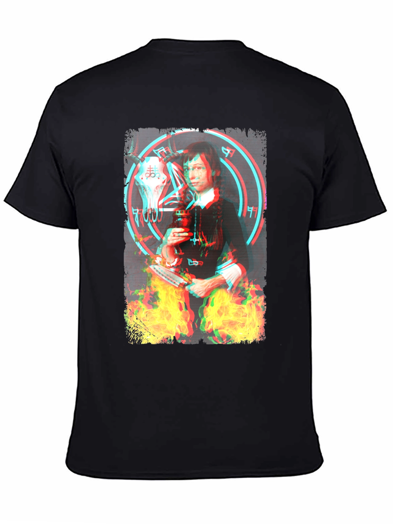 Occult Witch Graphic Tee - Unisex Black T-Shirt