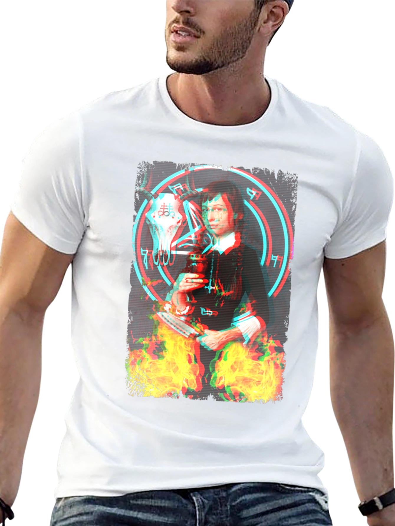 Occult Witch Graphic Tee - Unisex Black T-Shirt