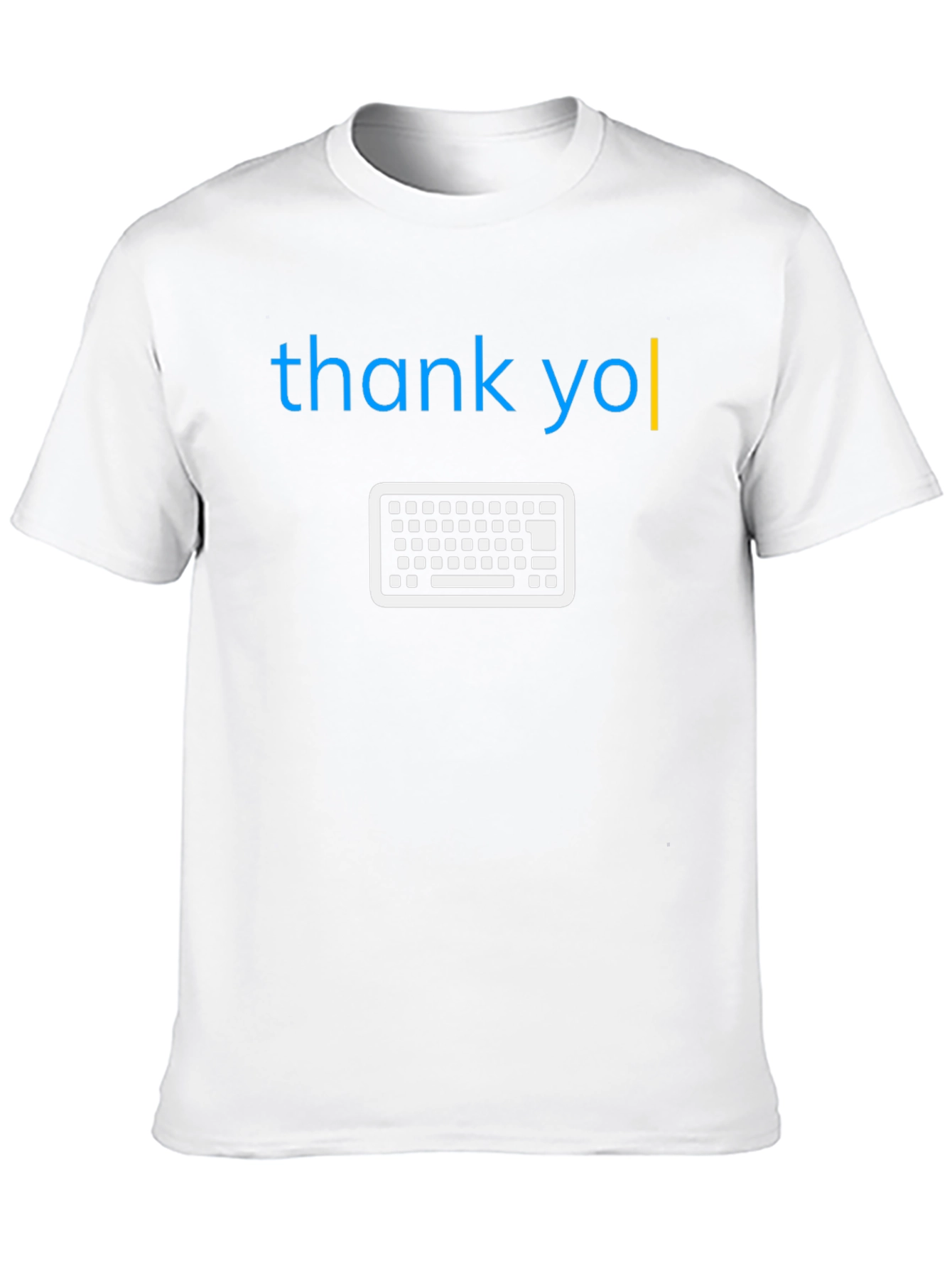 Thank You Keyboardist T-Shirt Funny Programmer Tee