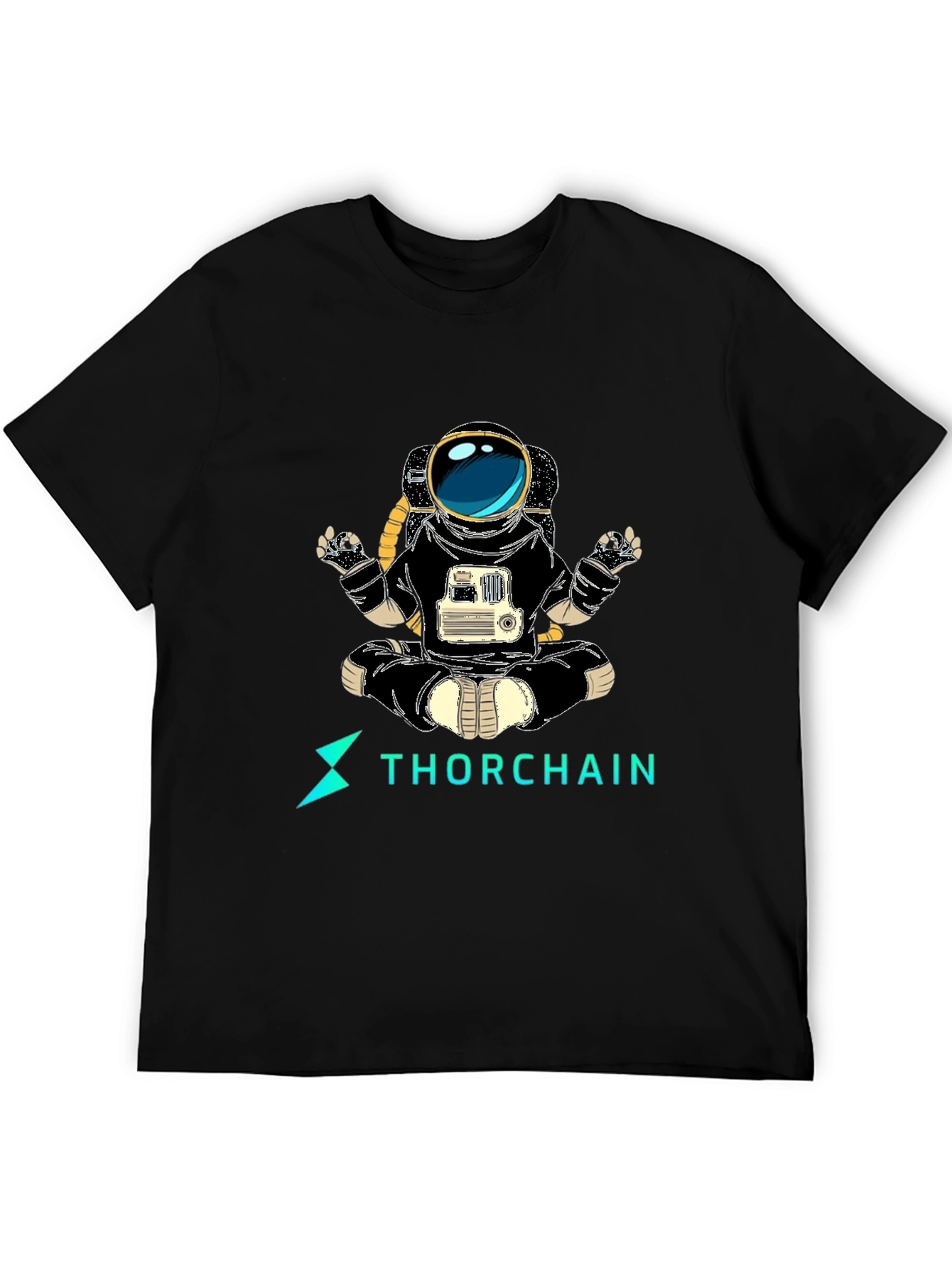 Astronaut Thorchain Graphic Tee - Black