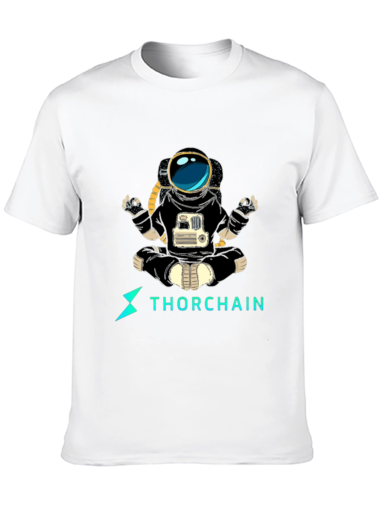 Astronaut Thorchain Graphic Tee - Black