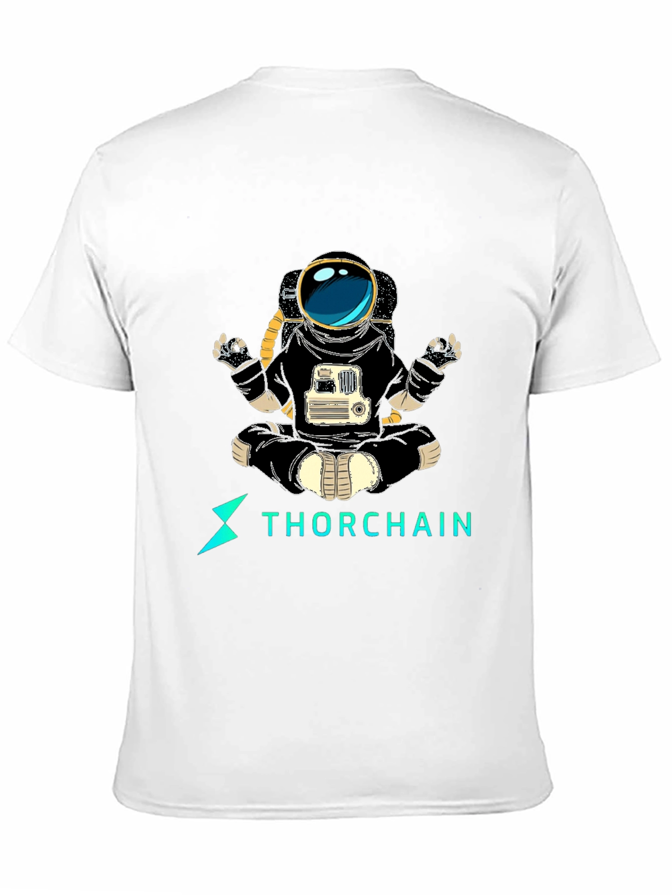 Astronaut Thorchain Graphic Tee - Black