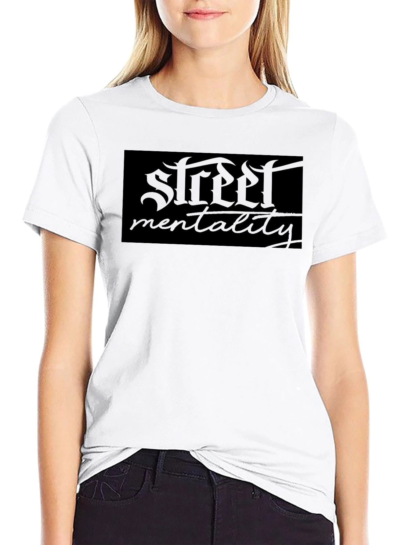 Street Mentality Black Graphic Tee