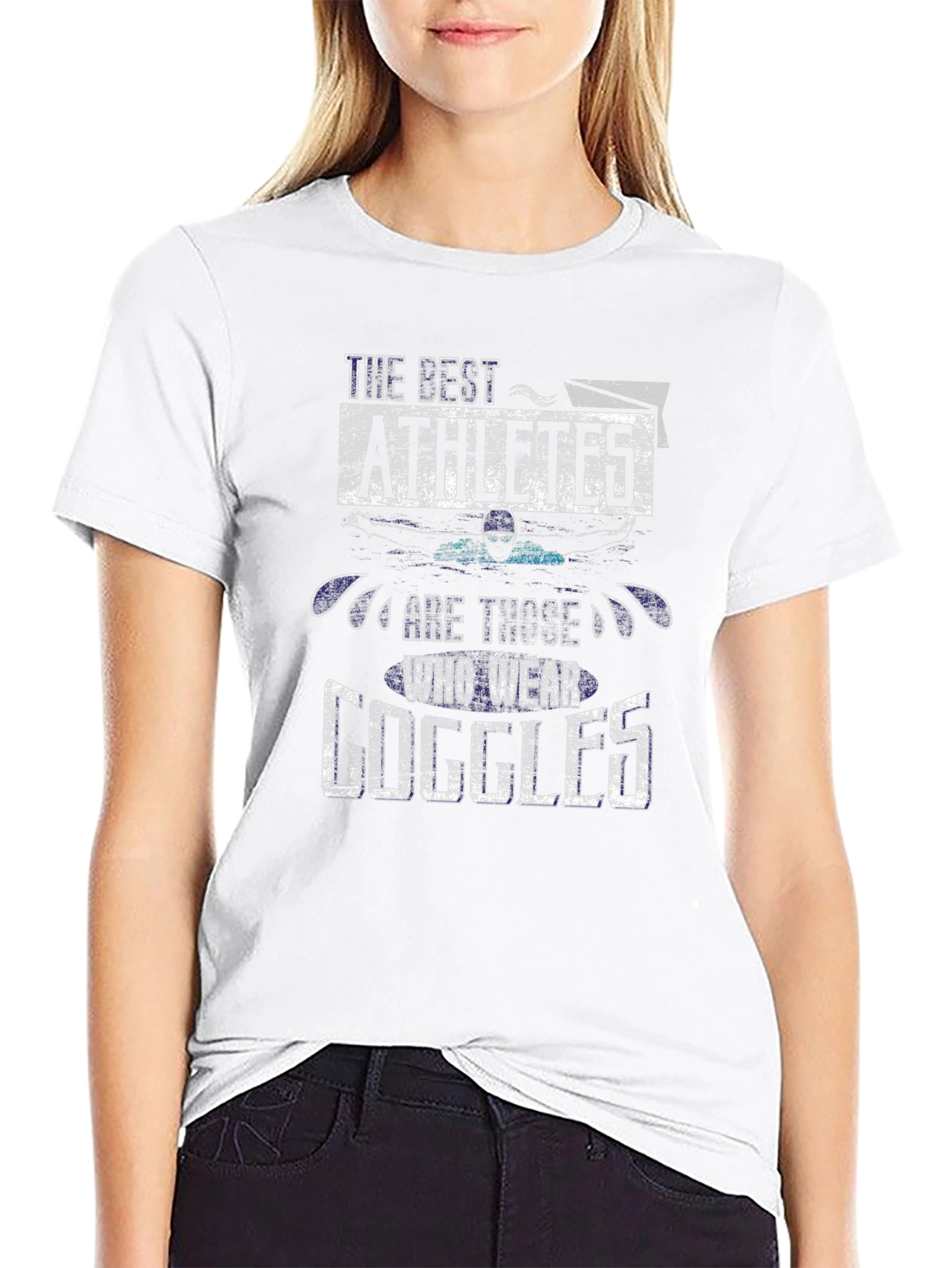 The Best Athletes Wear Goggles T-Shirt
