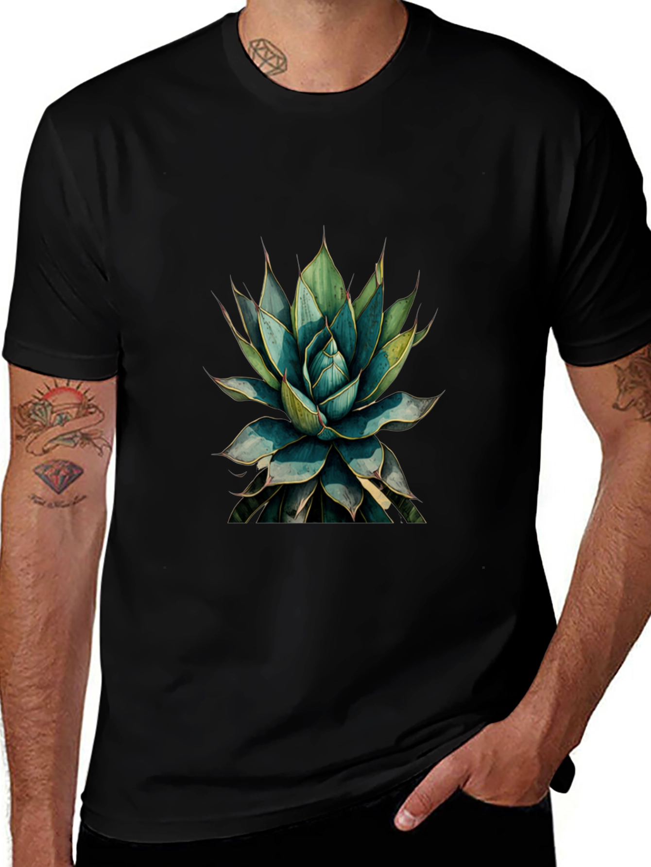 Botanical Graphic Tee - Desert Bloom Shirt