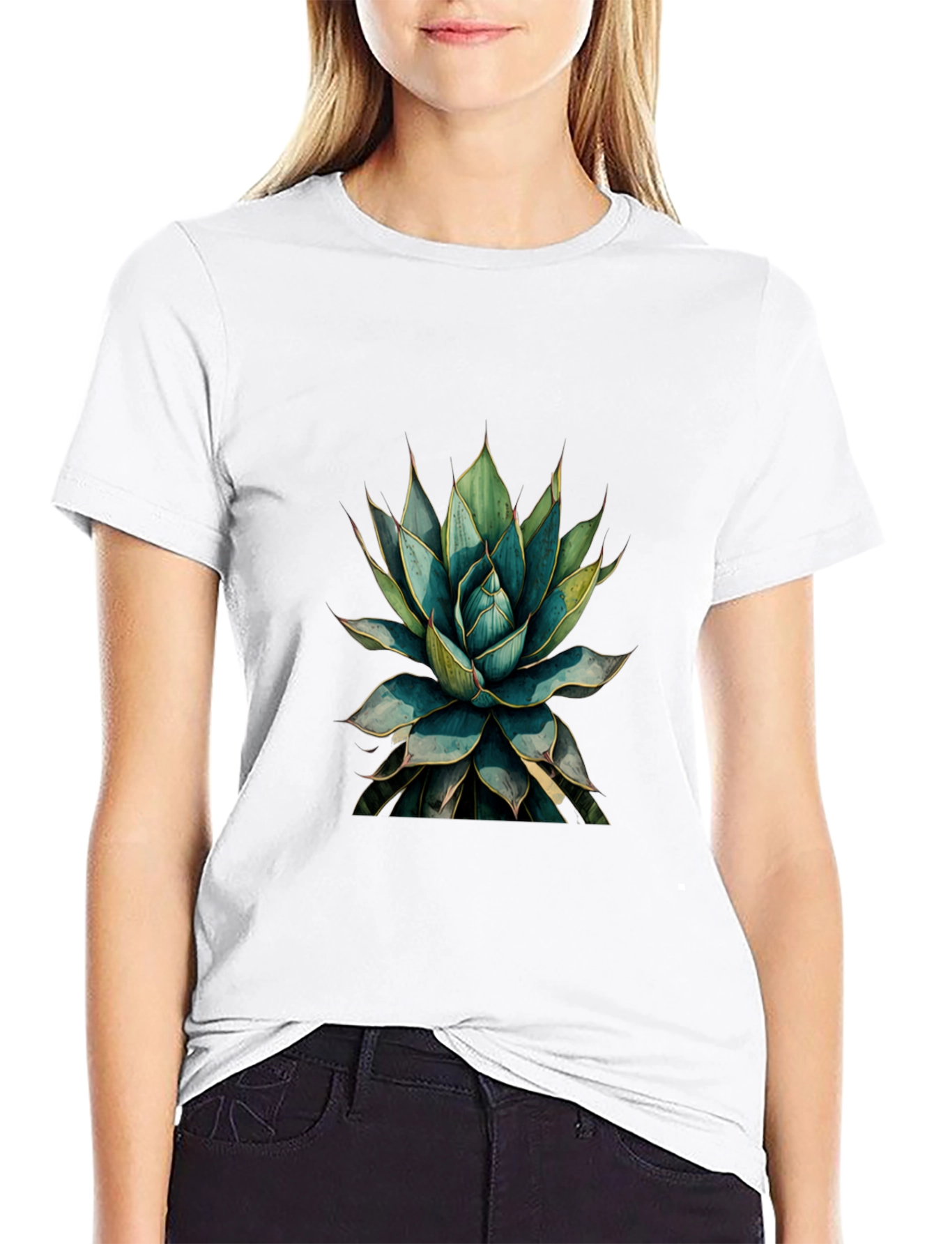 Botanical Graphic Tee - Desert Bloom Shirt
