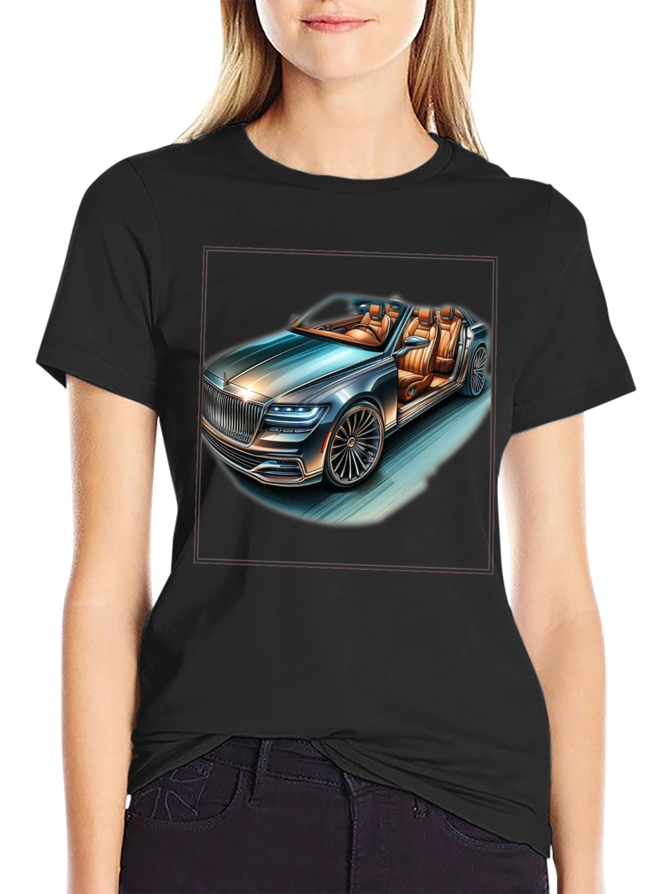 Luxury Car T-Shirt - Stylish Automotive Graphic Tee