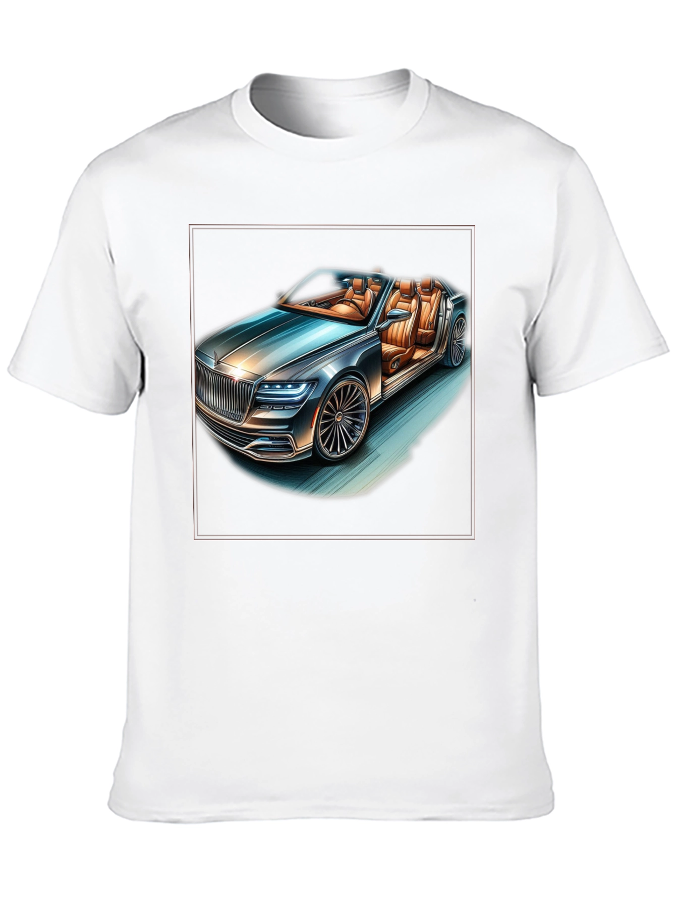 Luxury Car T-Shirt - Stylish Automotive Graphic Tee