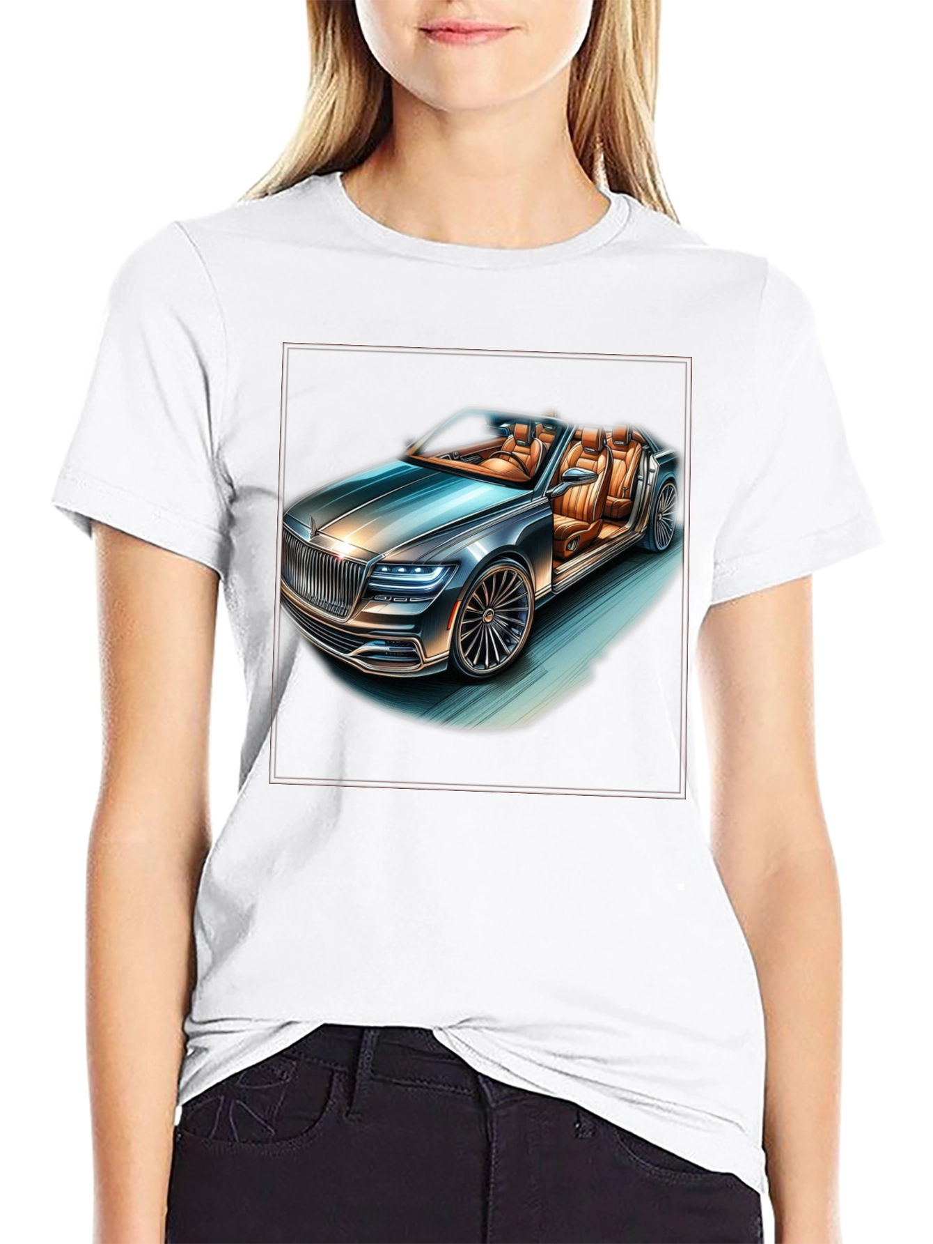 Luxury Car T-Shirt - Stylish Automotive Graphic Tee