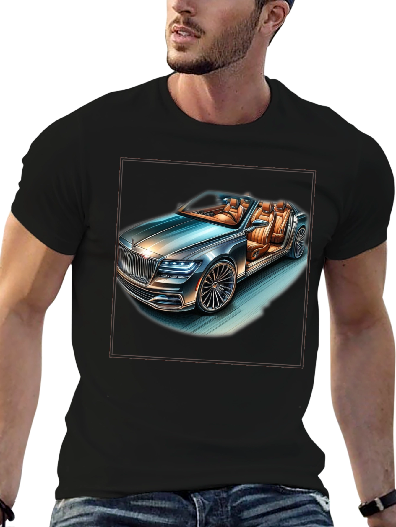 Luxury Car T-Shirt - Stylish Automotive Graphic Tee