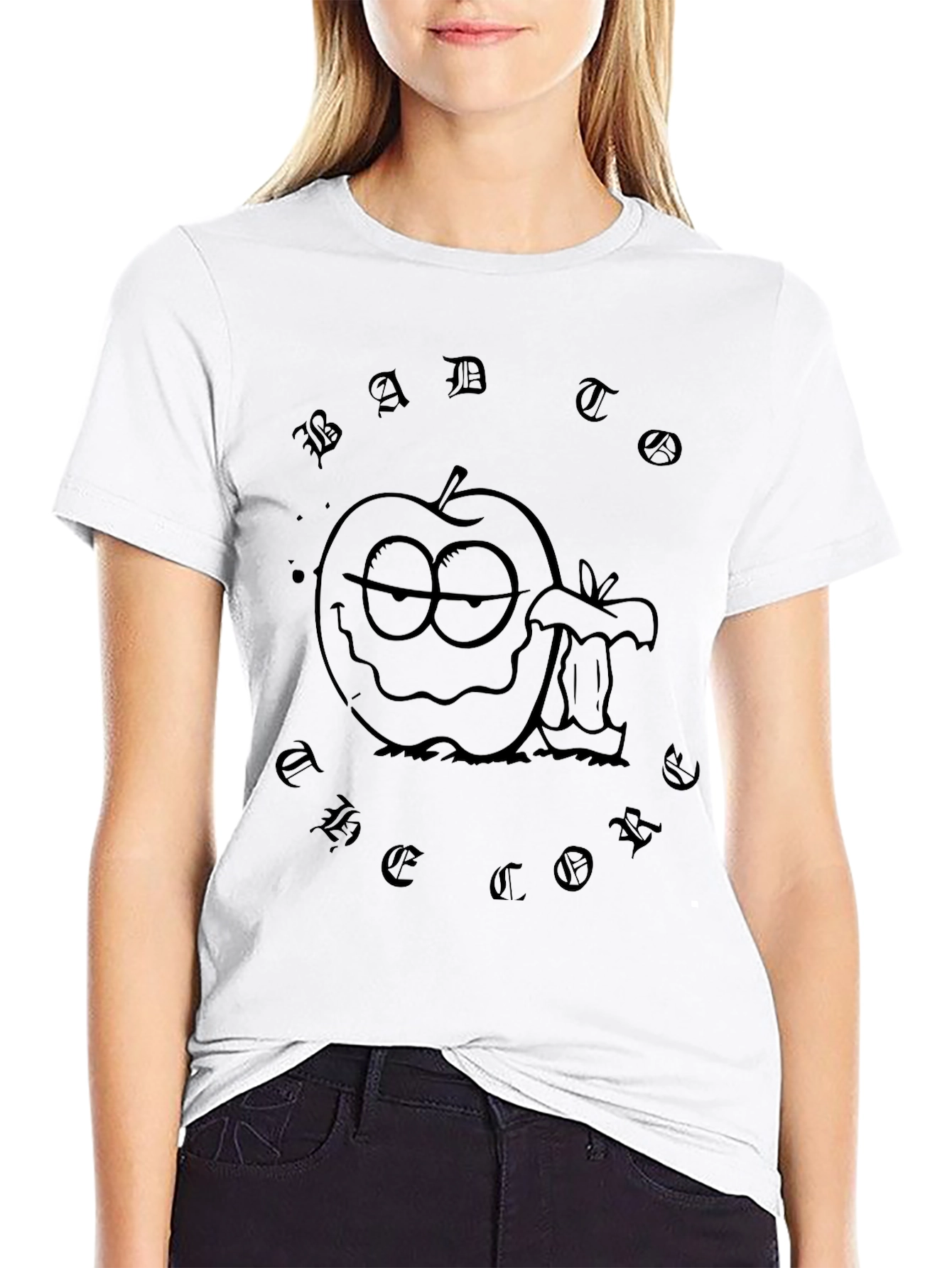 Bad Apple Graphic T-Shirt - Casual Style