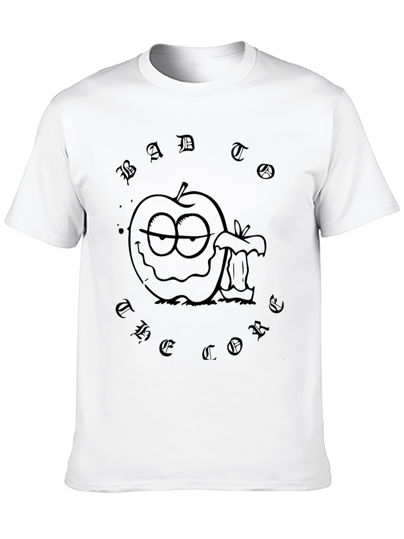 Bad Apple Graphic T-Shirt - Casual Style