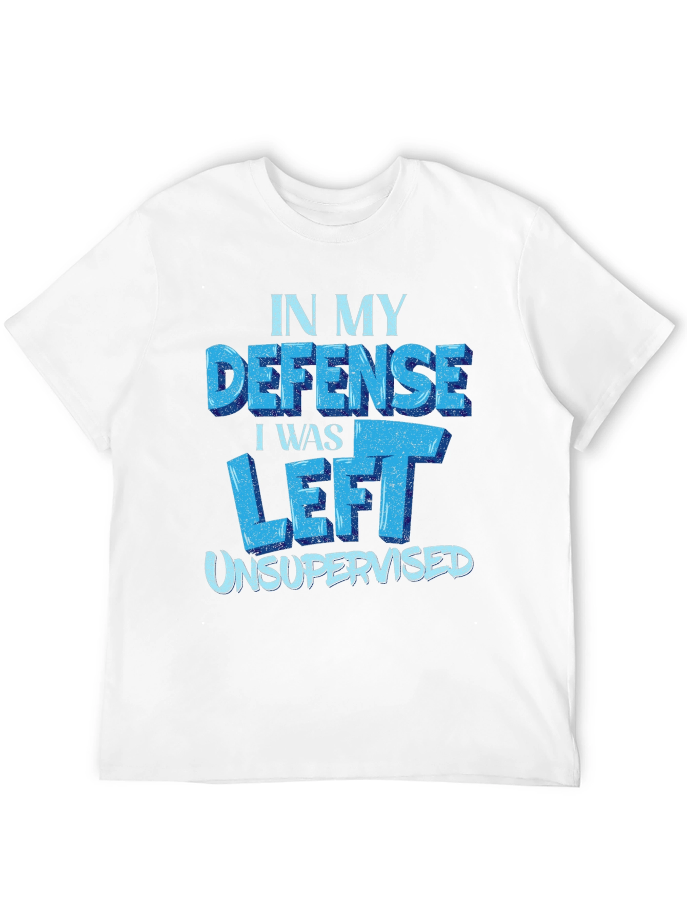 Funny In My Defense Black T-Shirt