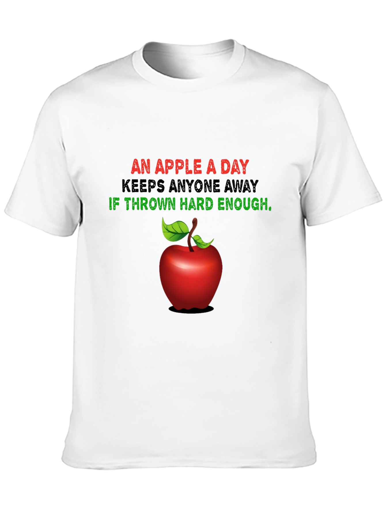 Funny Apple a Day T-Shirt