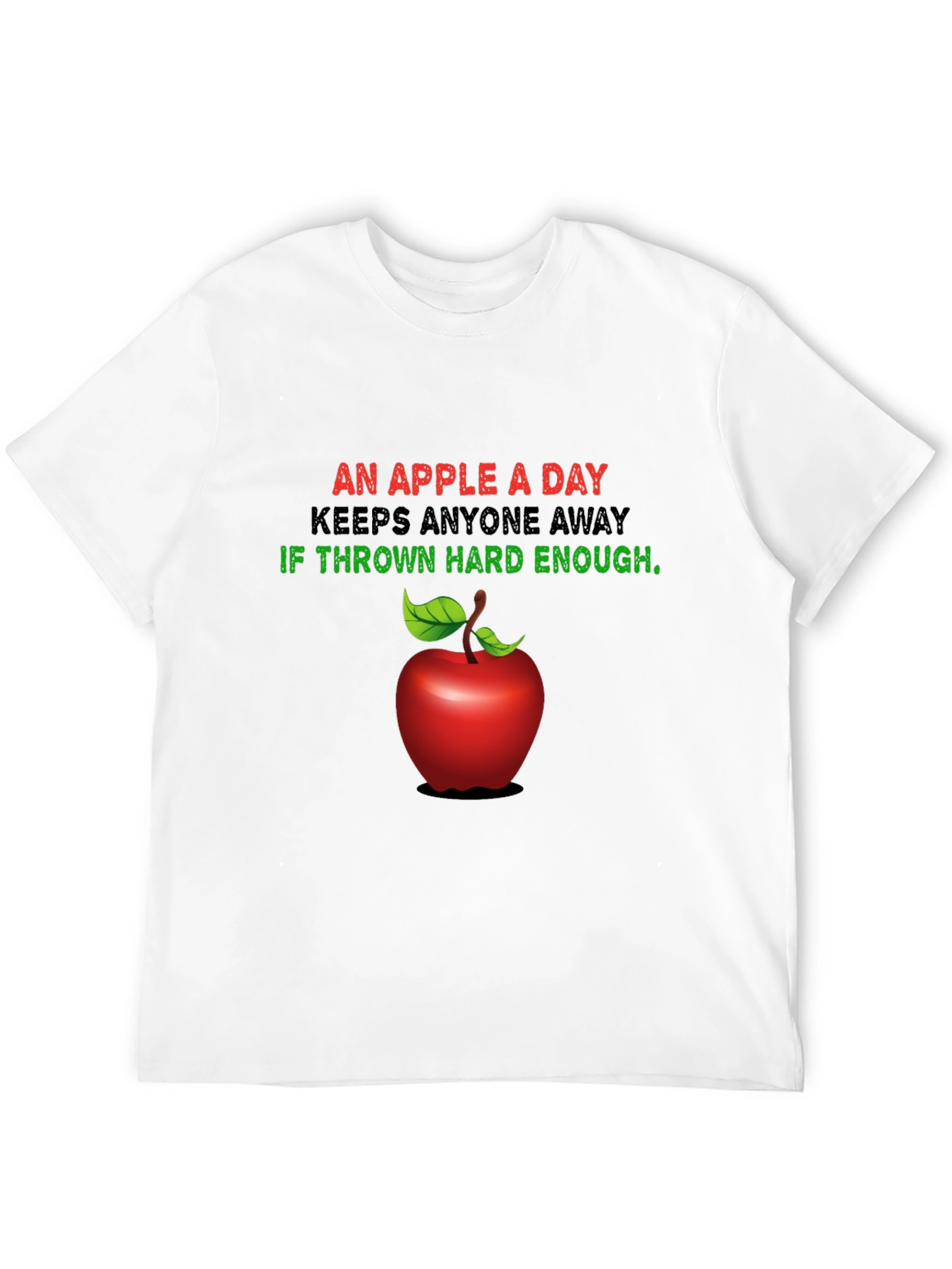 Funny Apple a Day T-Shirt