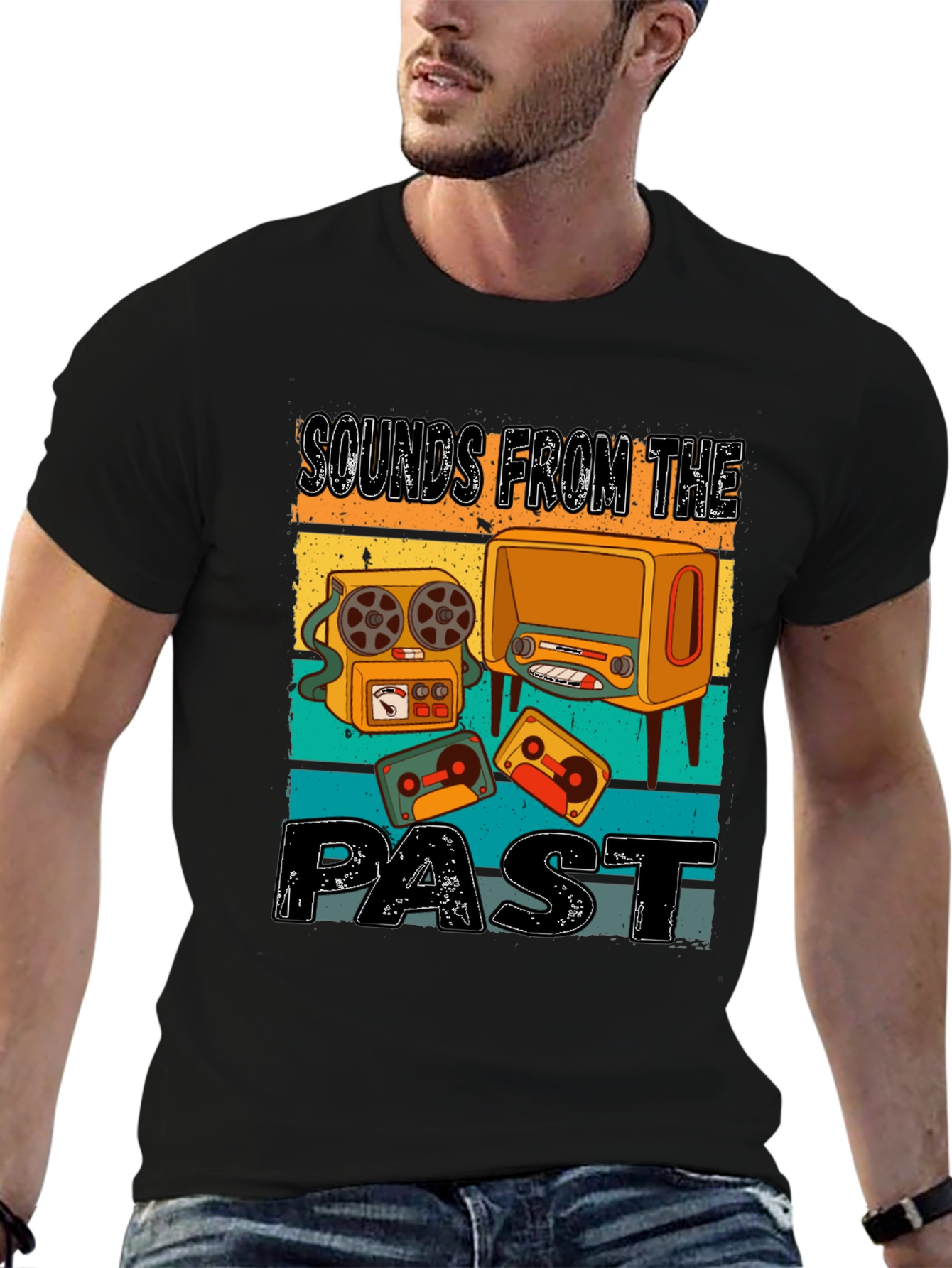 Retro Sounds From The Past Graphic Tee
