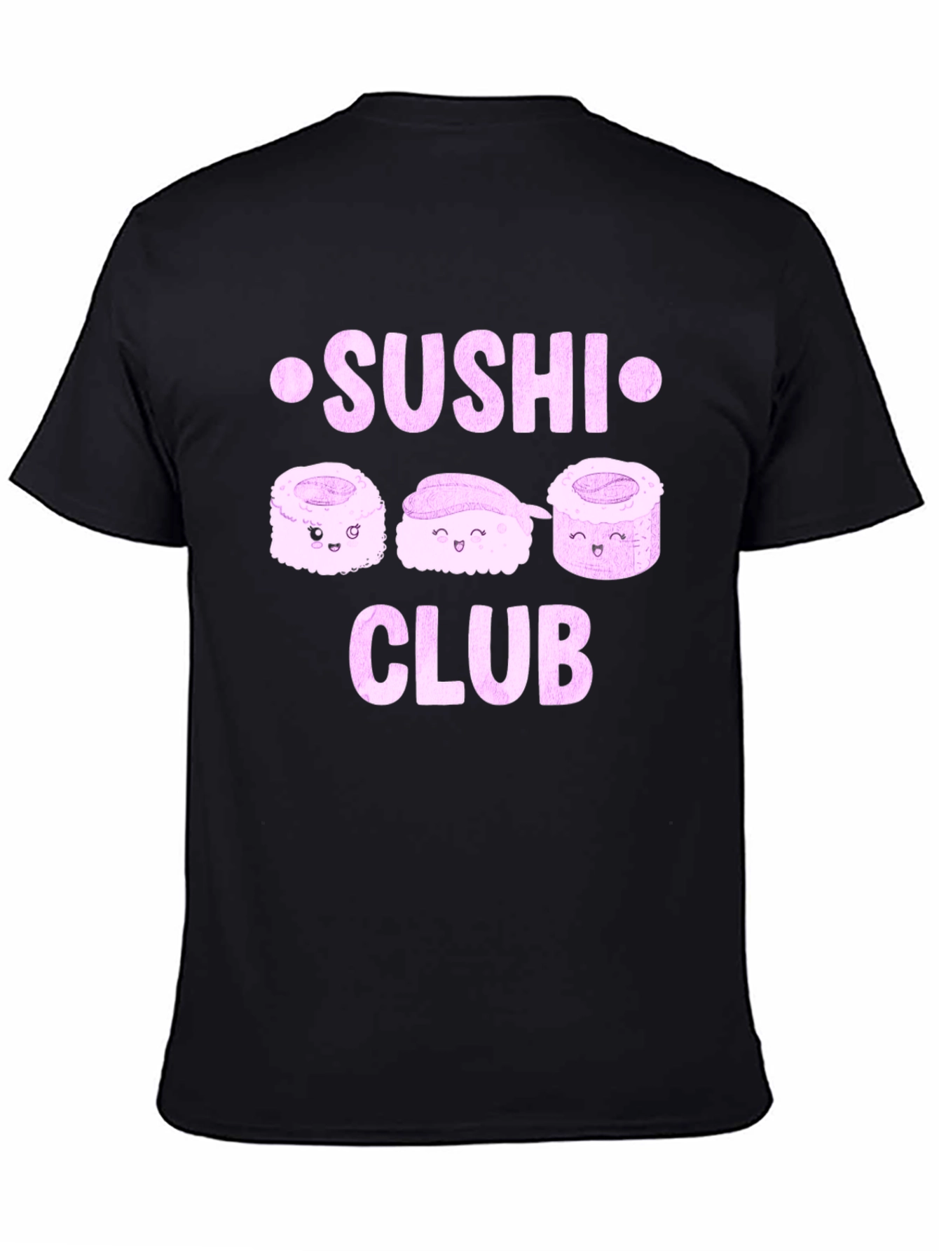 Sushi Club Graphic Tee - Cute Sushi Kawaii T-Shirt
