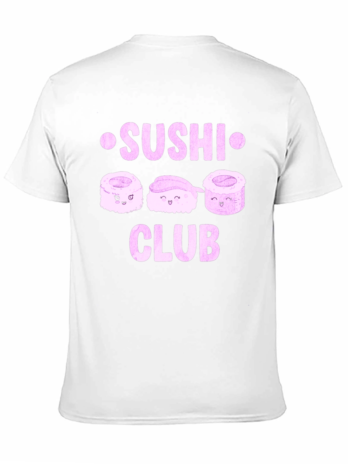 Sushi Club Graphic Tee - Cute Sushi Kawaii T-Shirt