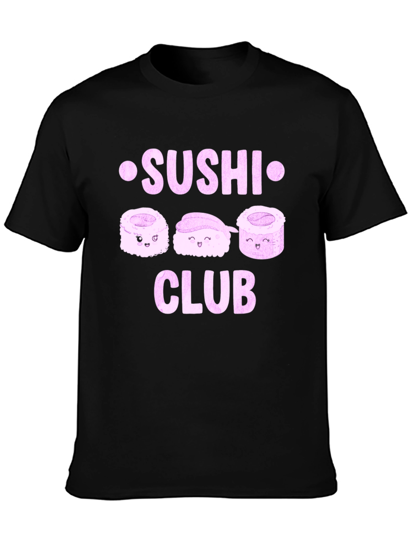 Sushi Club Graphic Tee - Cute Sushi Kawaii T-Shirt