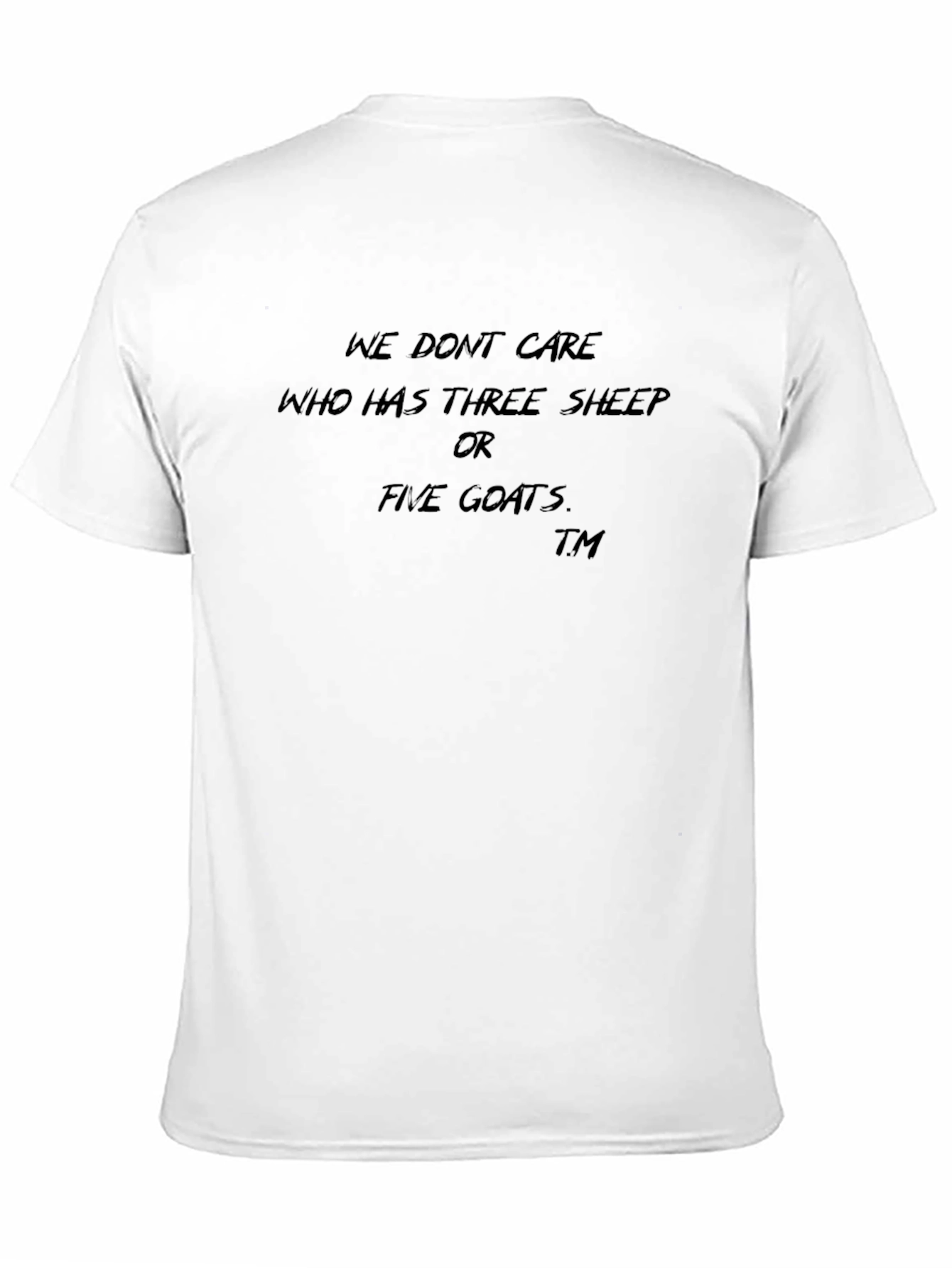 We Dont Care Graphic T-Shirt
