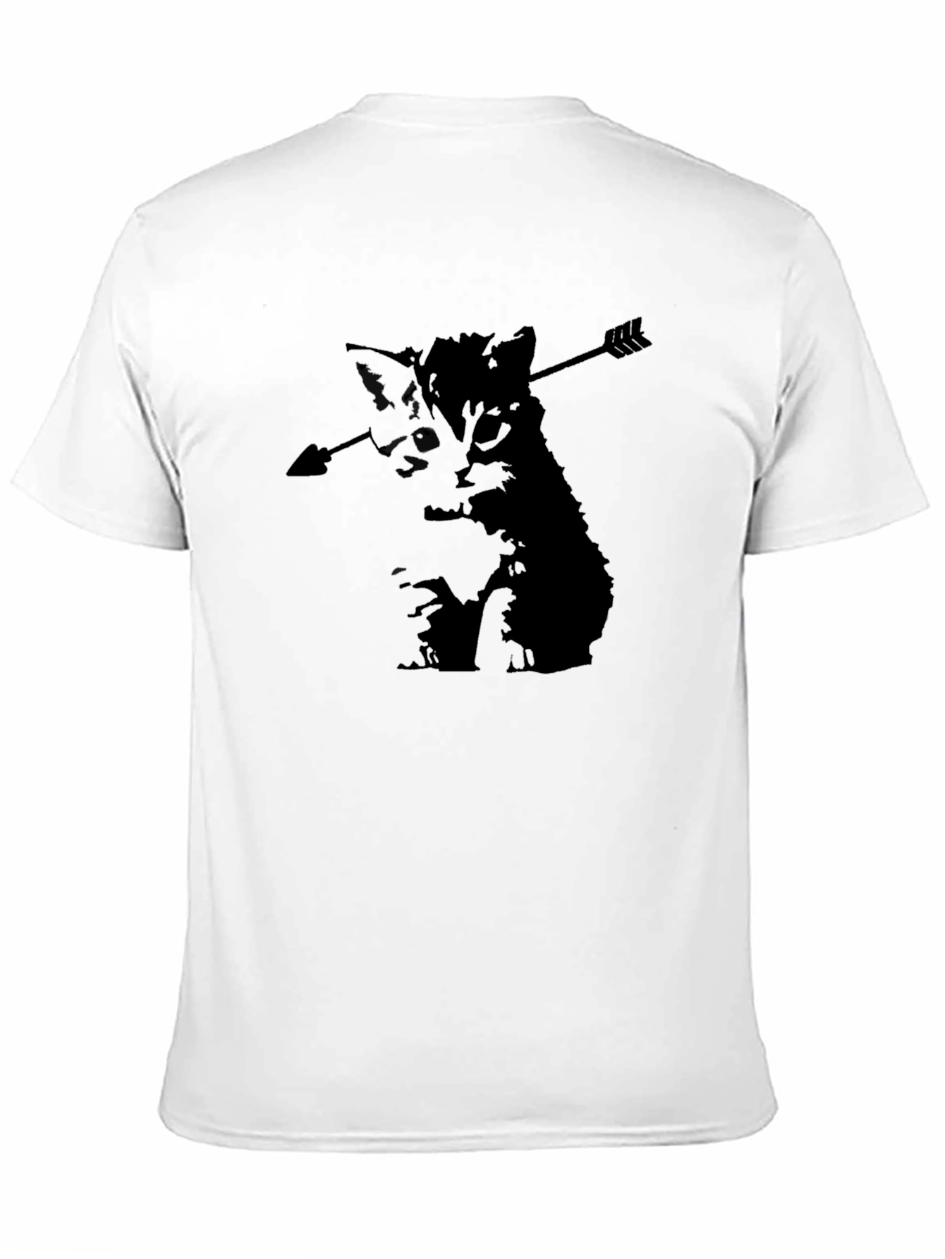 Arrow Cat Black T-Shirt