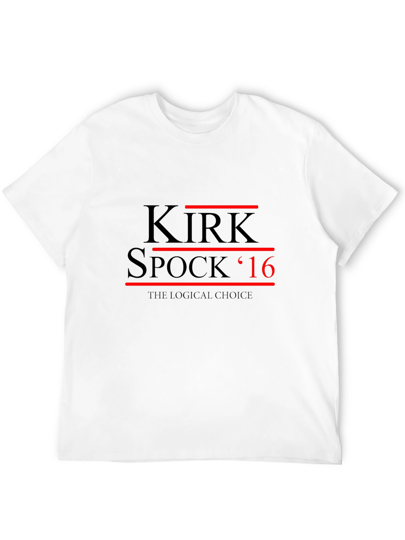 Kirk Spock 16 T-Shirt: The Logical Choice