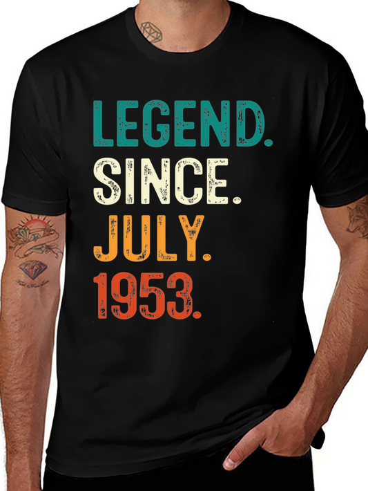 Legend Since July 1953 Birthday T-Shirt