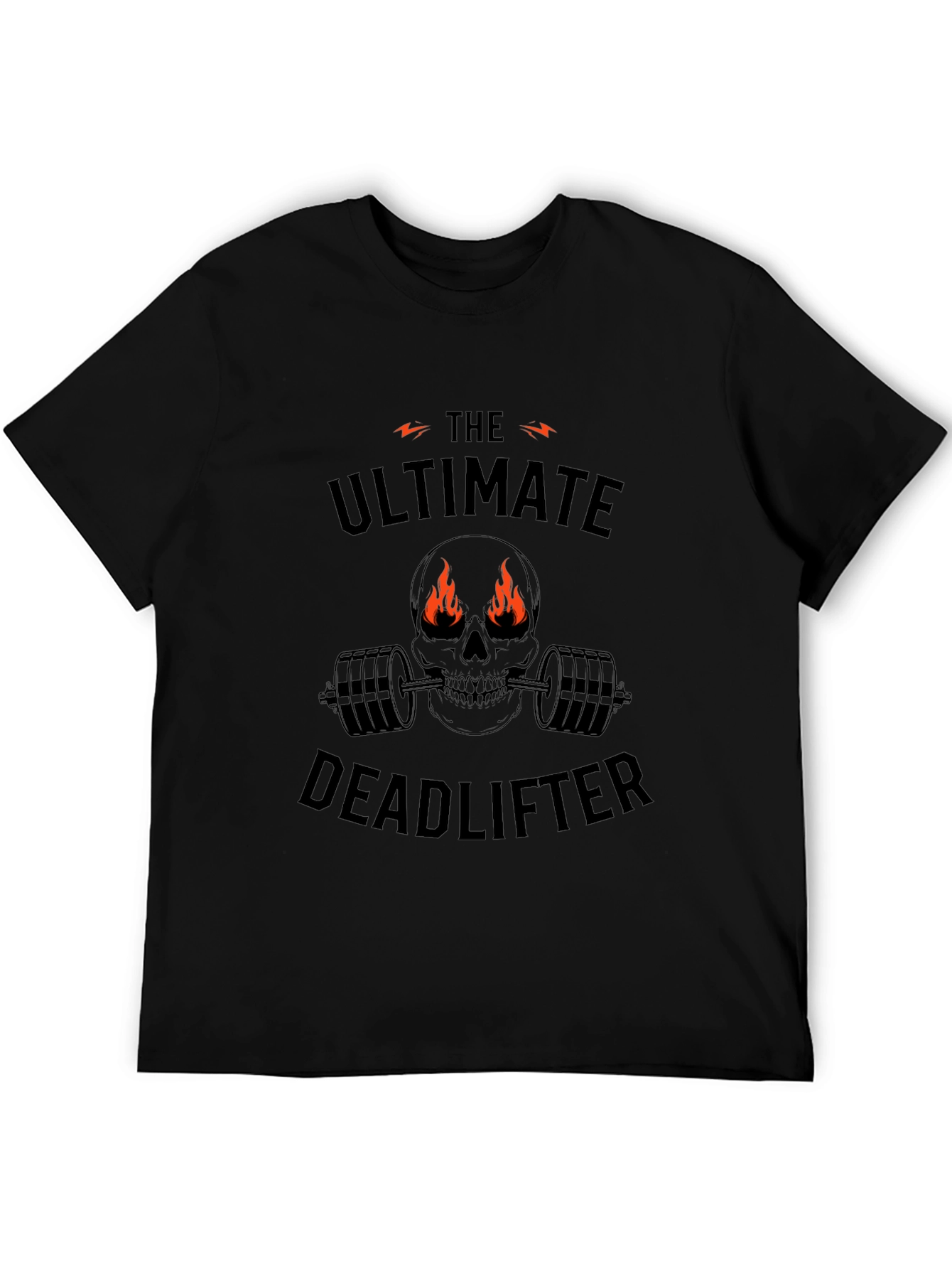 Ultimate Deadlifter Graphic Tee - Black Cotton