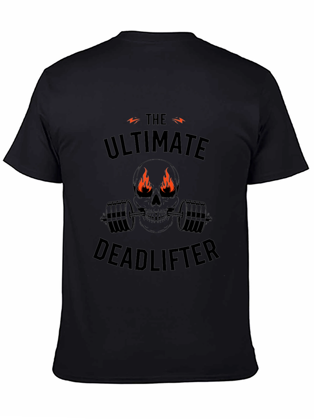 Ultimate Deadlifter Graphic Tee - Black Cotton