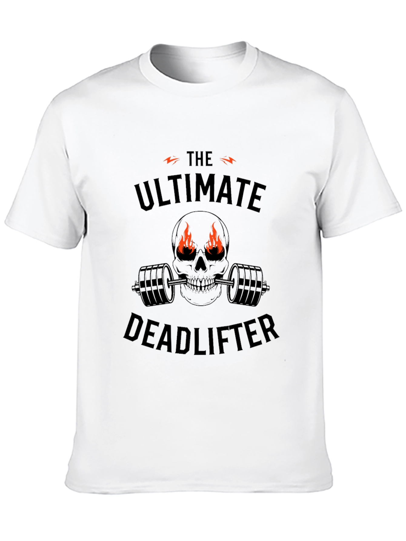 Ultimate Deadlifter Graphic Tee - Black Cotton