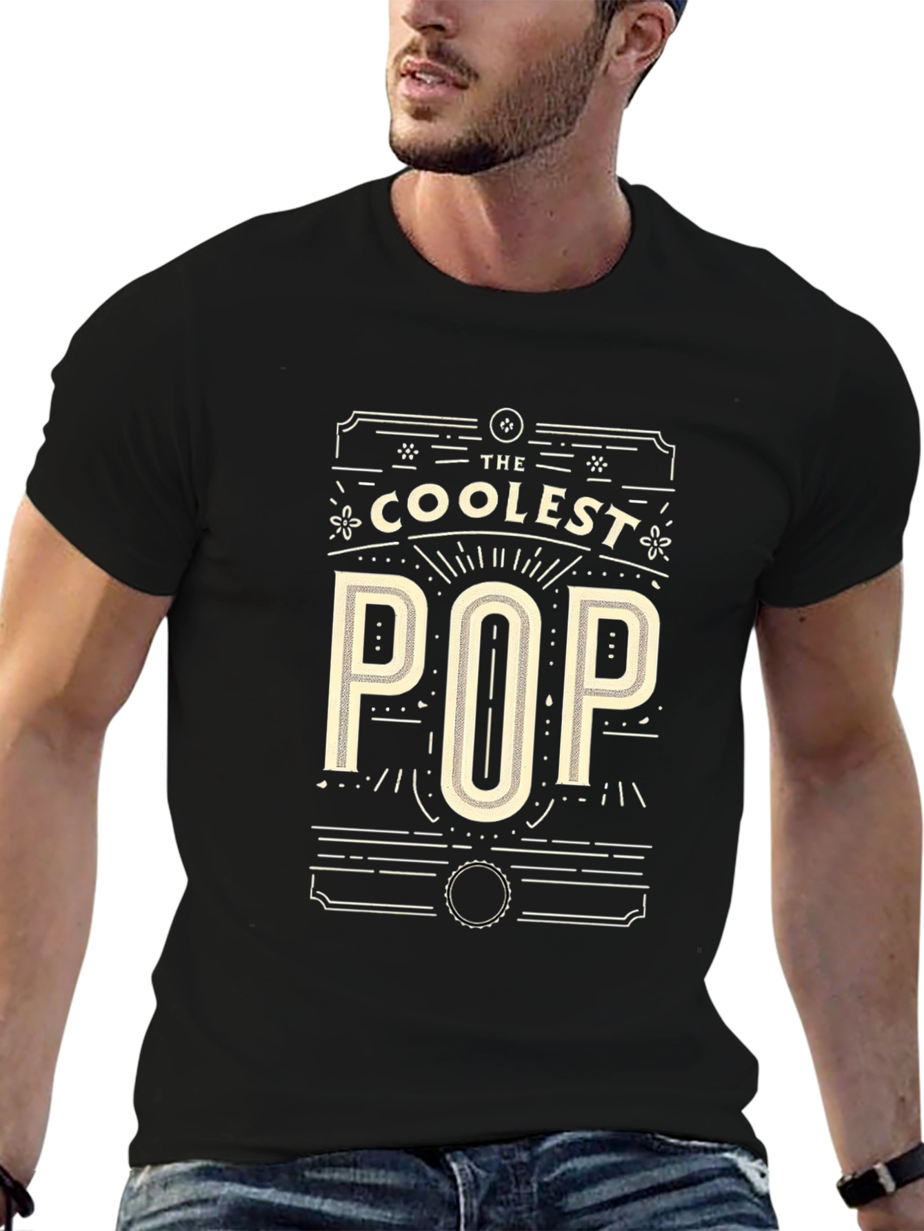 Coolest Pop T-Shirt - Black Graphic Tee