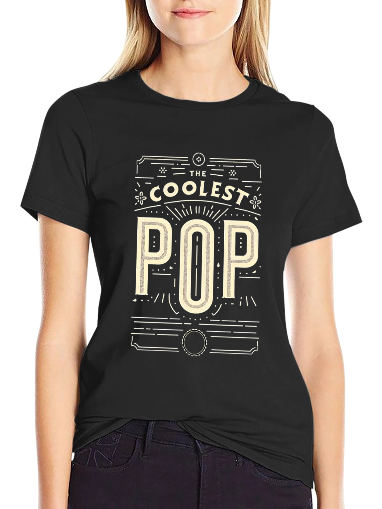 Coolest Pop T-Shirt - Black Graphic Tee
