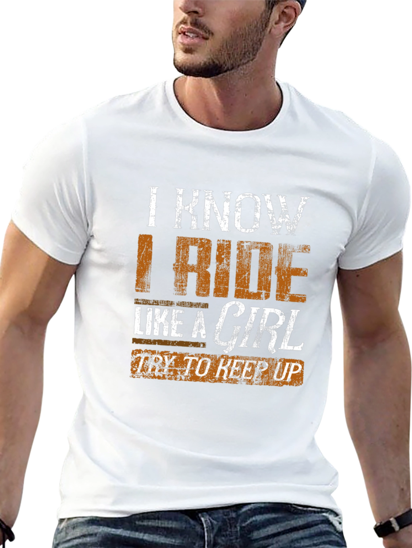 I Know I Ride Like a Girl T-Shirt