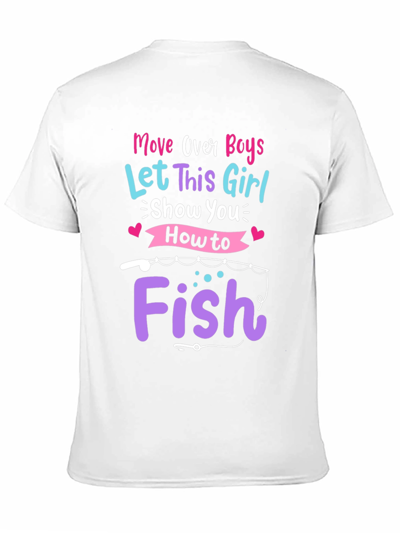 Move Over Boys Fishing T-Shirt