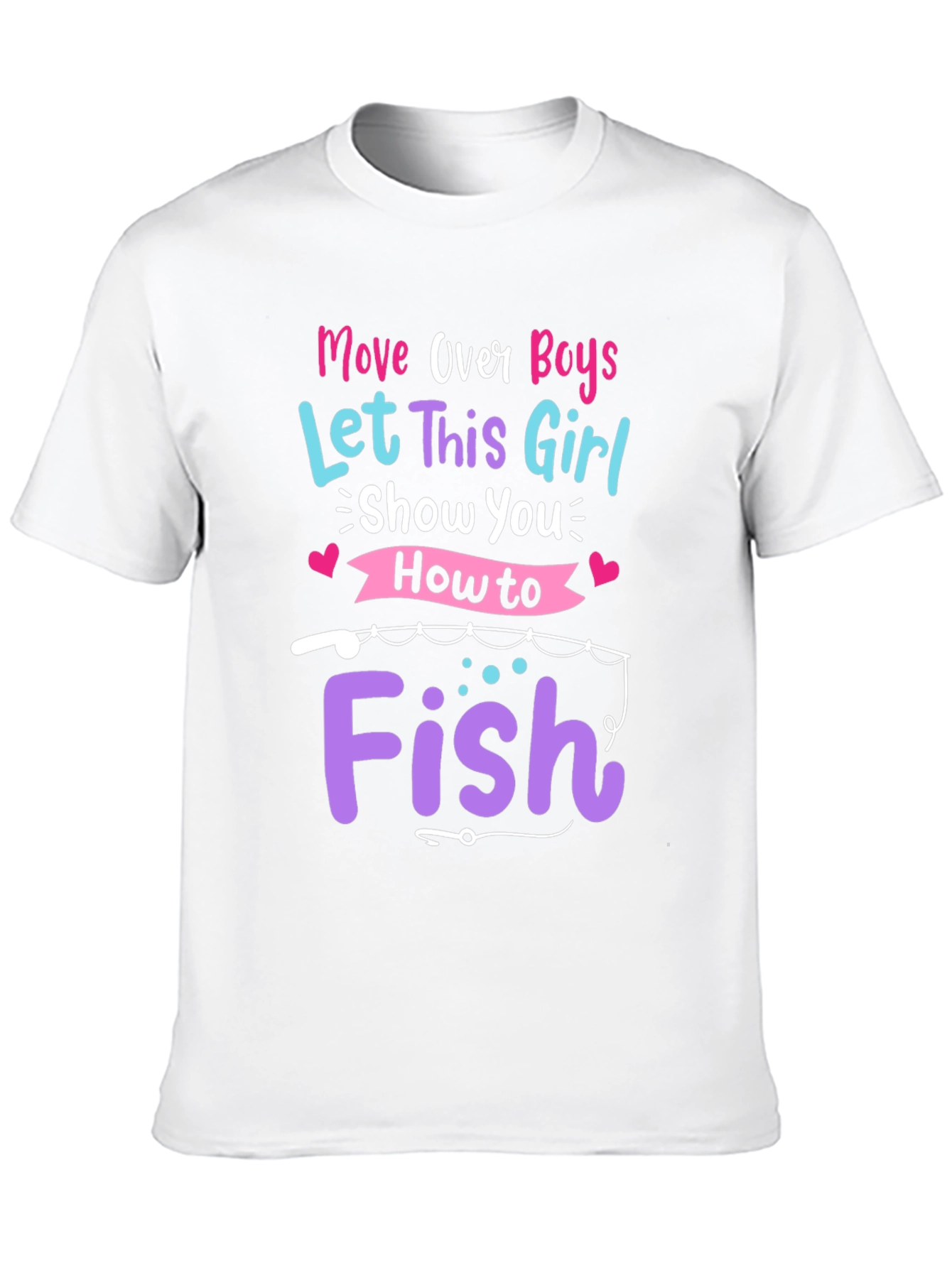 Move Over Boys Fishing T-Shirt