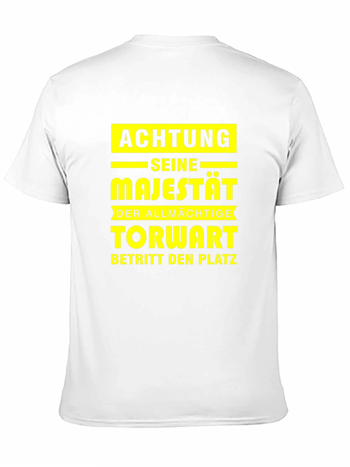 Achtung Seine Majestät T-Shirt: Goalie Pride