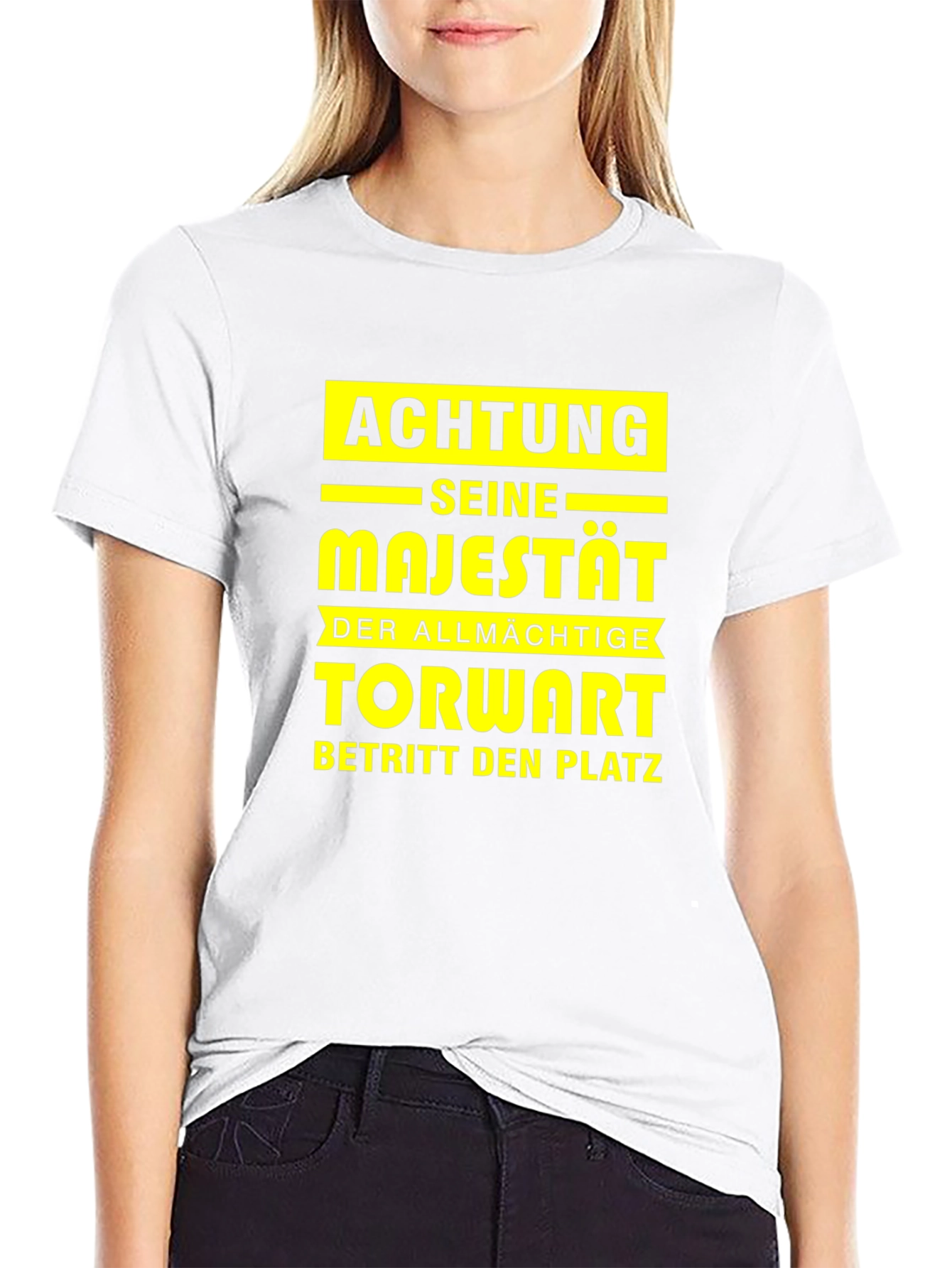 Achtung Seine Majestät T-Shirt: Goalie Pride