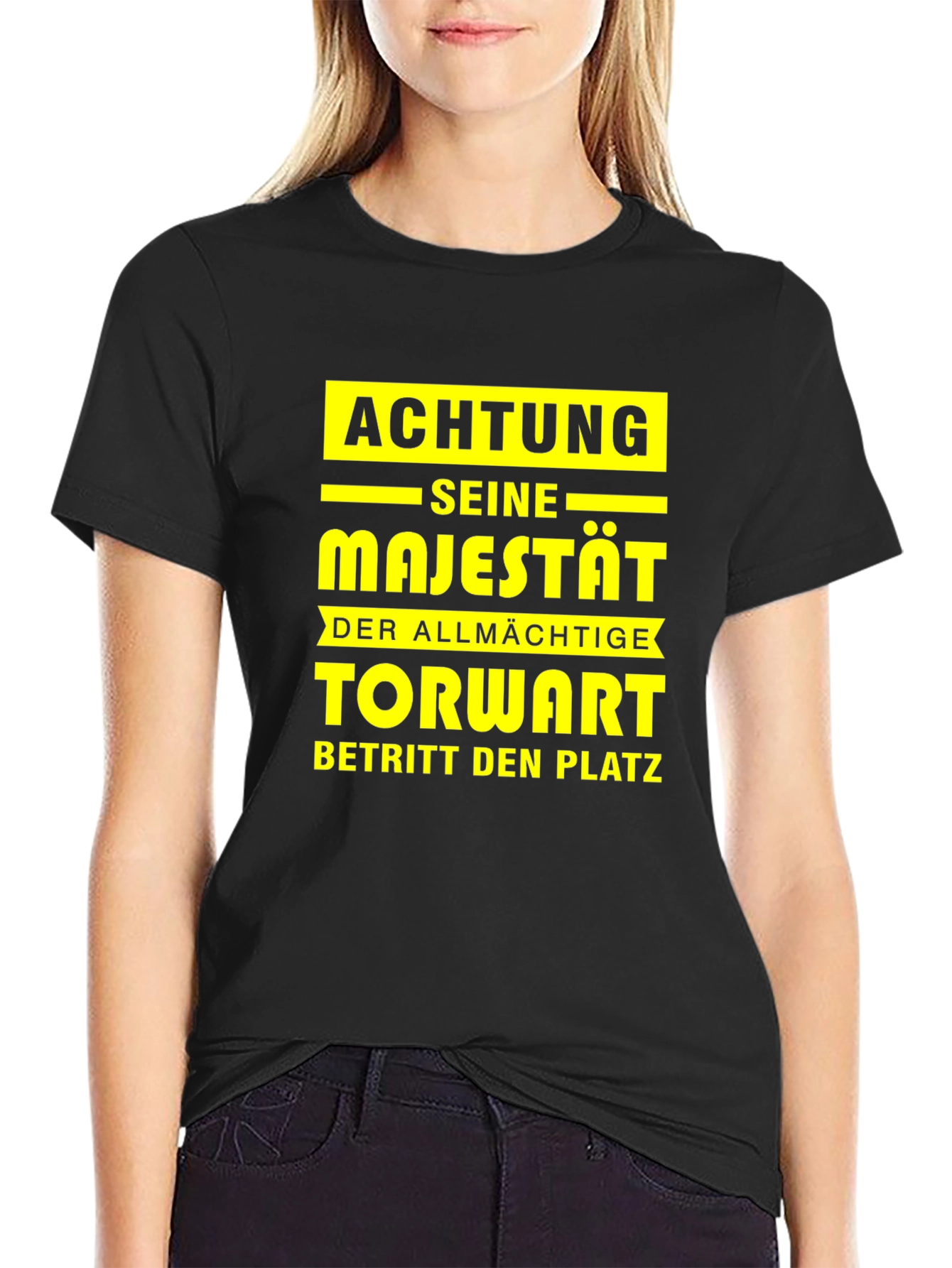 Achtung Seine Majestät T-Shirt: Goalie Pride